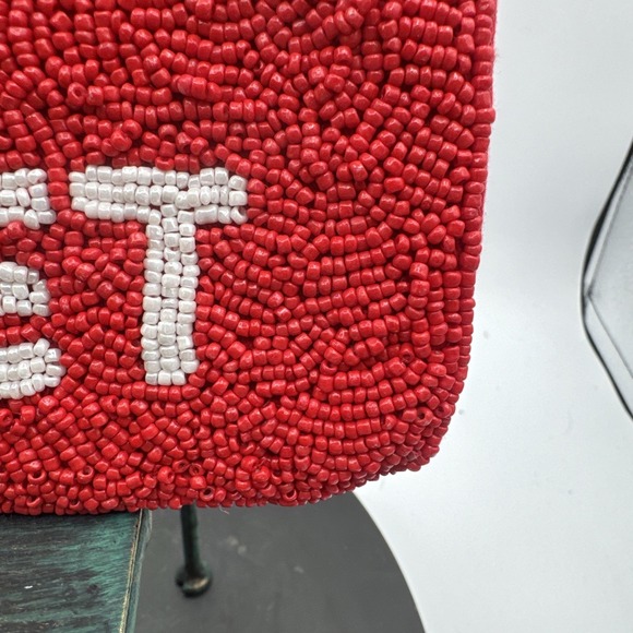 Kate Spade NY X Target Red "Going To Target" Beaded Clutch New With Tags - Picture 3 of 8